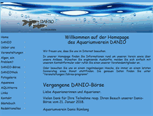 Tablet Screenshot of danio.ch